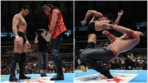 Shibata and Nakamura are two of NJPW's "The New Three Musketeers."