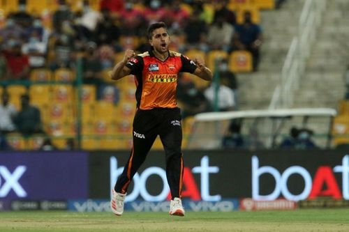 Umran Malik clocked the fastest ball of IPL 2021 (Credit: IPL/BCCI)