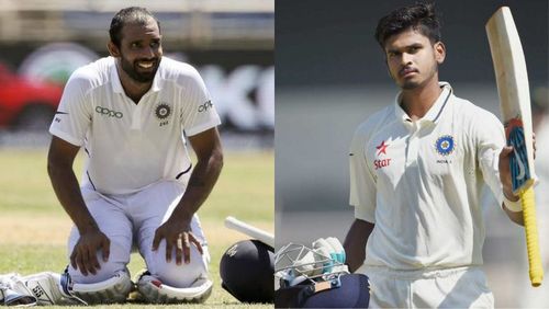 Hanuma Vihari (L) and Shreyas Iyer's career has gone in polar directions.