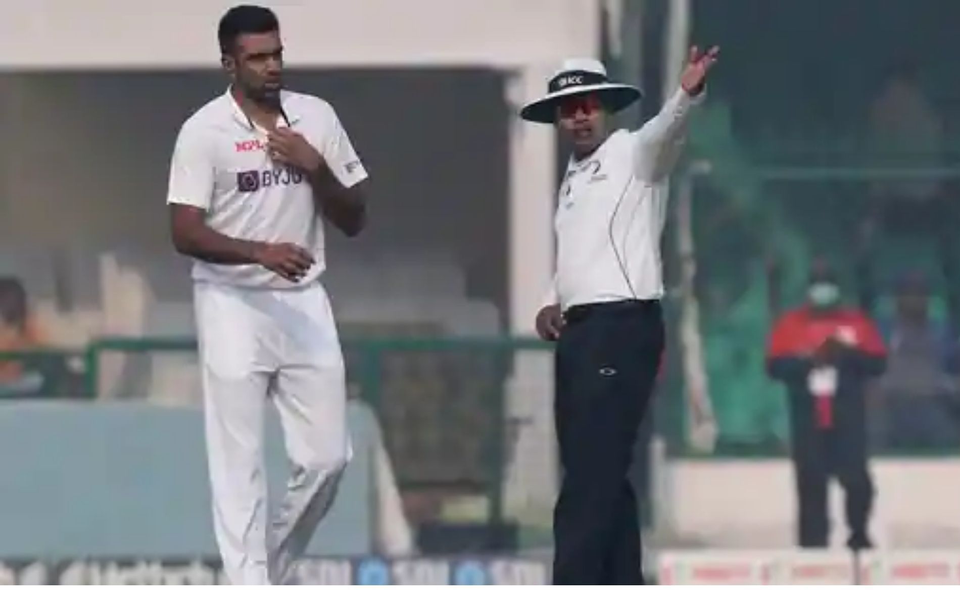 India vs New Zealand: Ravichandran Ashwin and Nitin Menon were involved in a heated debate.