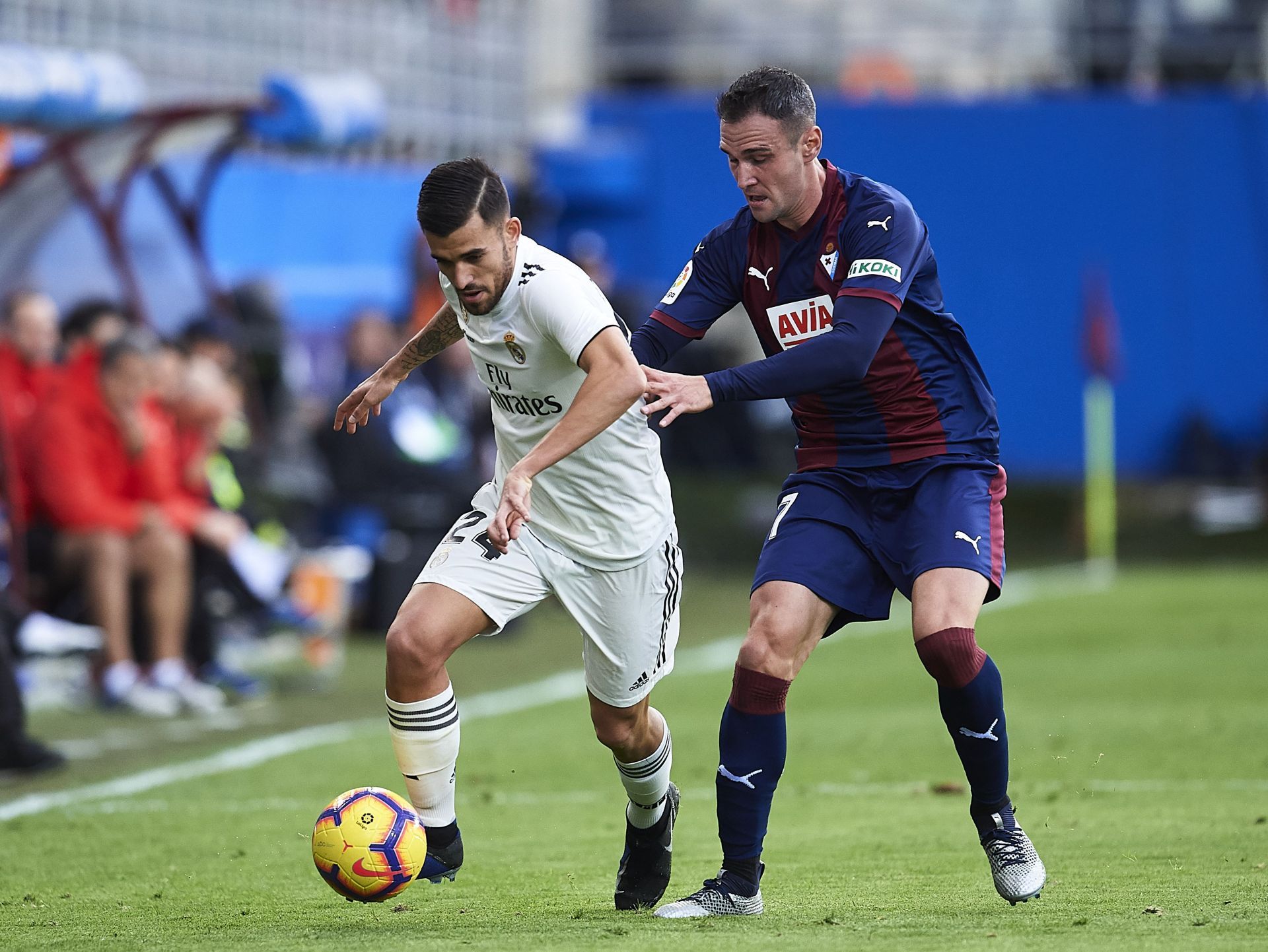 Dani Ceballos representing Real Madrid