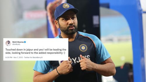 Rohit Sharma's old tweet resurfaces.