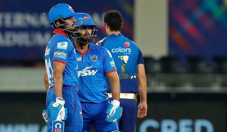 Shreyas Iyer and Rishabh Pant. Pic: IPLT20.COM