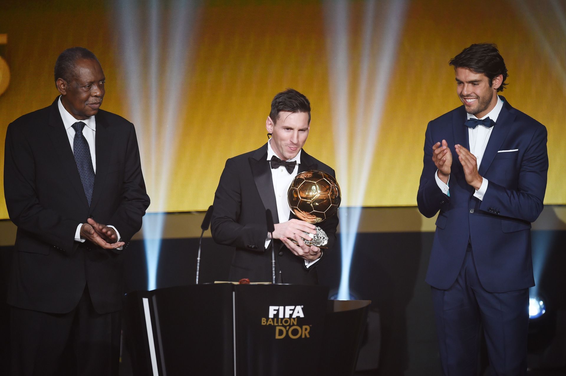 Messi at the FIFA Ballon d&#039;Or Gala 2015