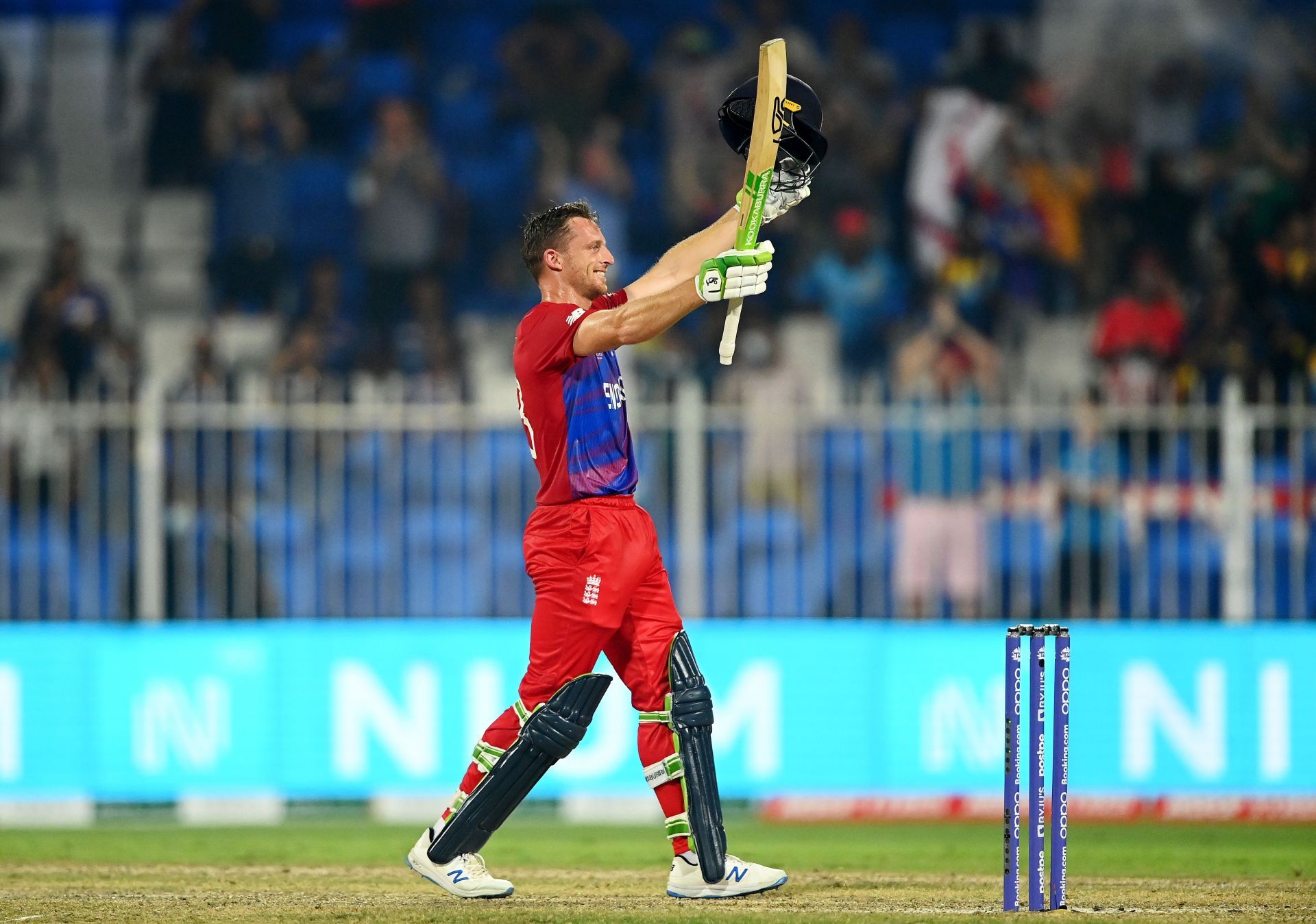 Jos Buttler scored an unbeaten 101 off 67 deliveries to rescue England from 35-3