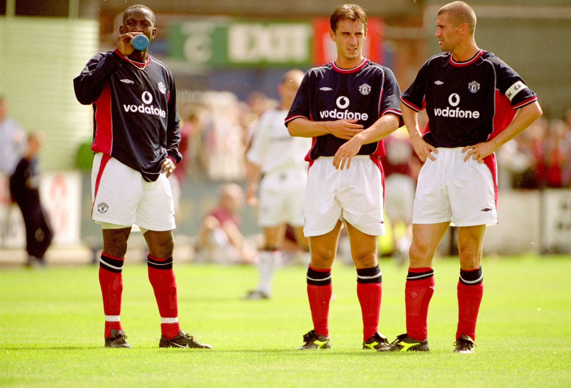 Dwight Yorke, Gary Neville, Roy Keane