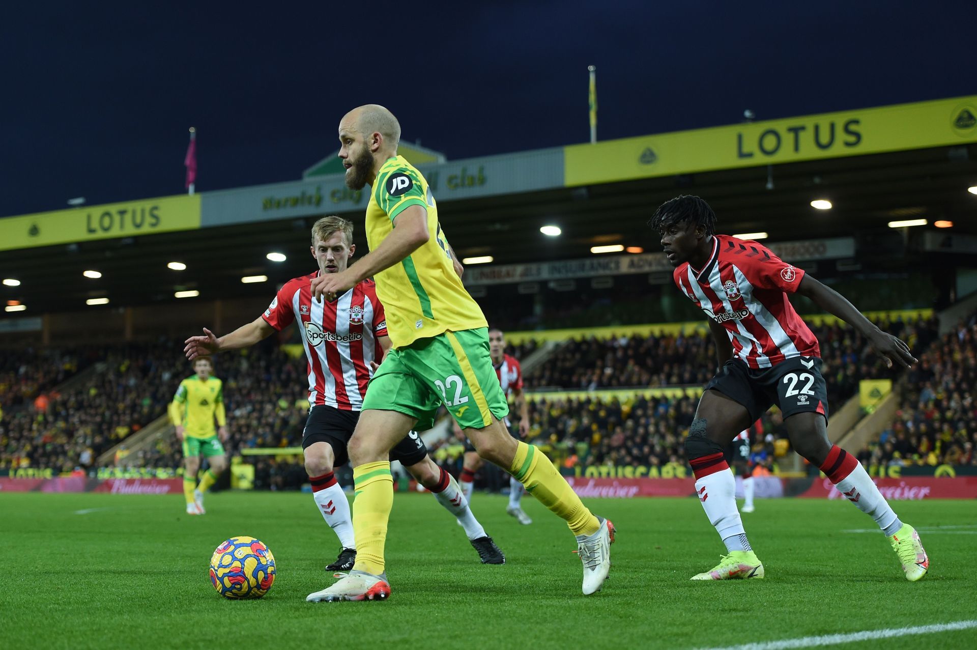 Pukki in action against Southampton