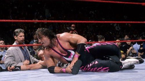 Bret "Hitman" Hart following what became known as the Montreal Screwjob