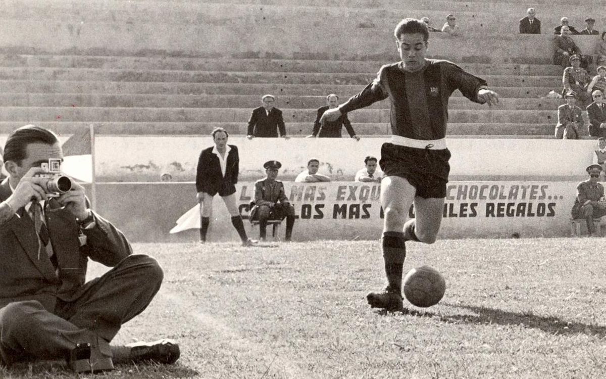 Luis Su&aacute;rez Miramontes was Barcelona&#039;s first ever Ballon d&#039;Or winner. Image Courtesy - FC Barcelona website