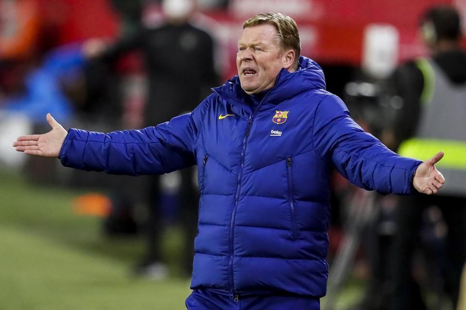 Ronald Koeman was sacked by Barcelona following their defeat to Rayo Vallecano