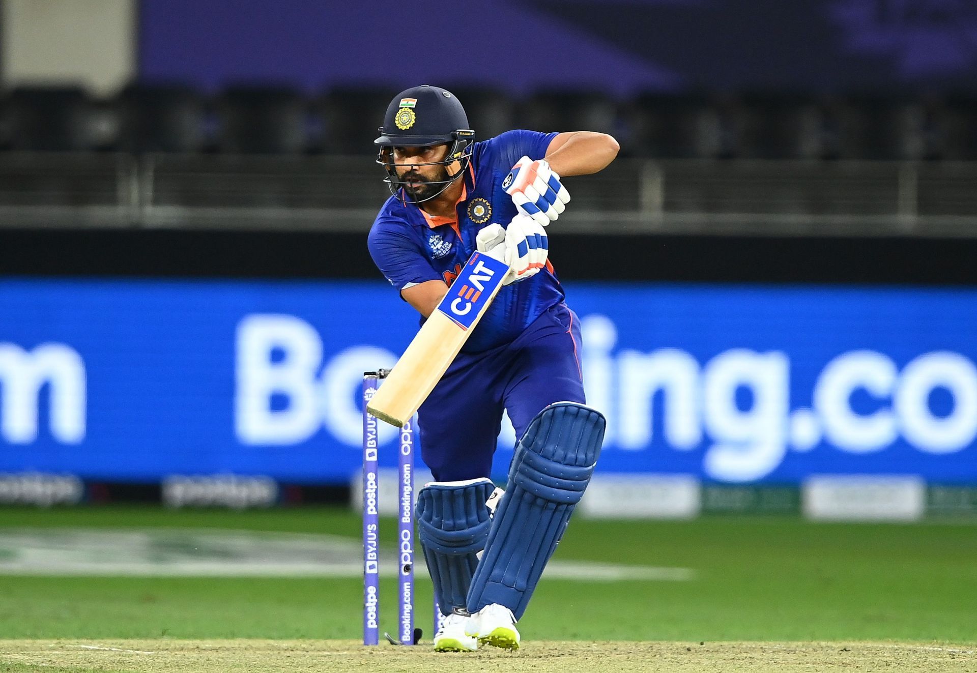 Rohit Sharma scored 74 of just 47 deliveries for India against Afghanistan.