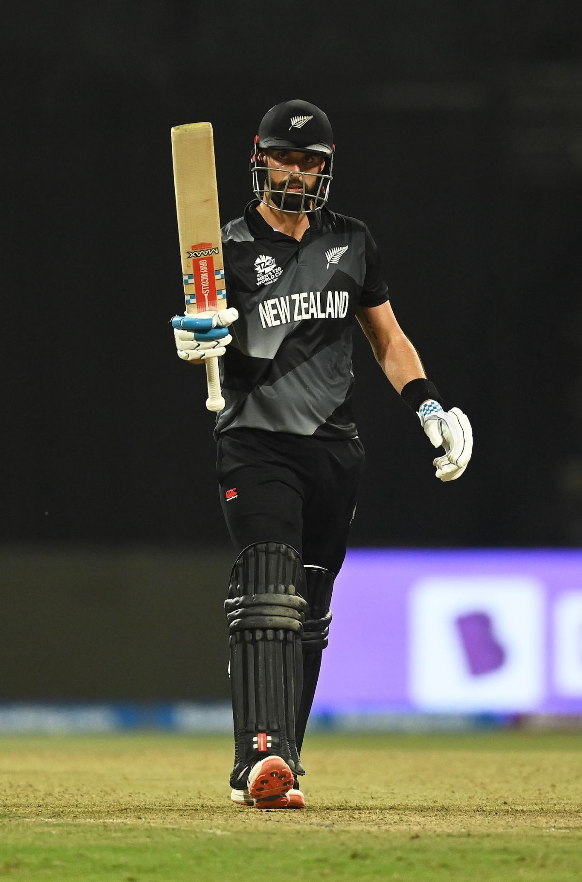 Daryl Mitchell played a match-winning knock to guide New Zealand to the T20 World Cup final (Credit: Getty Images)