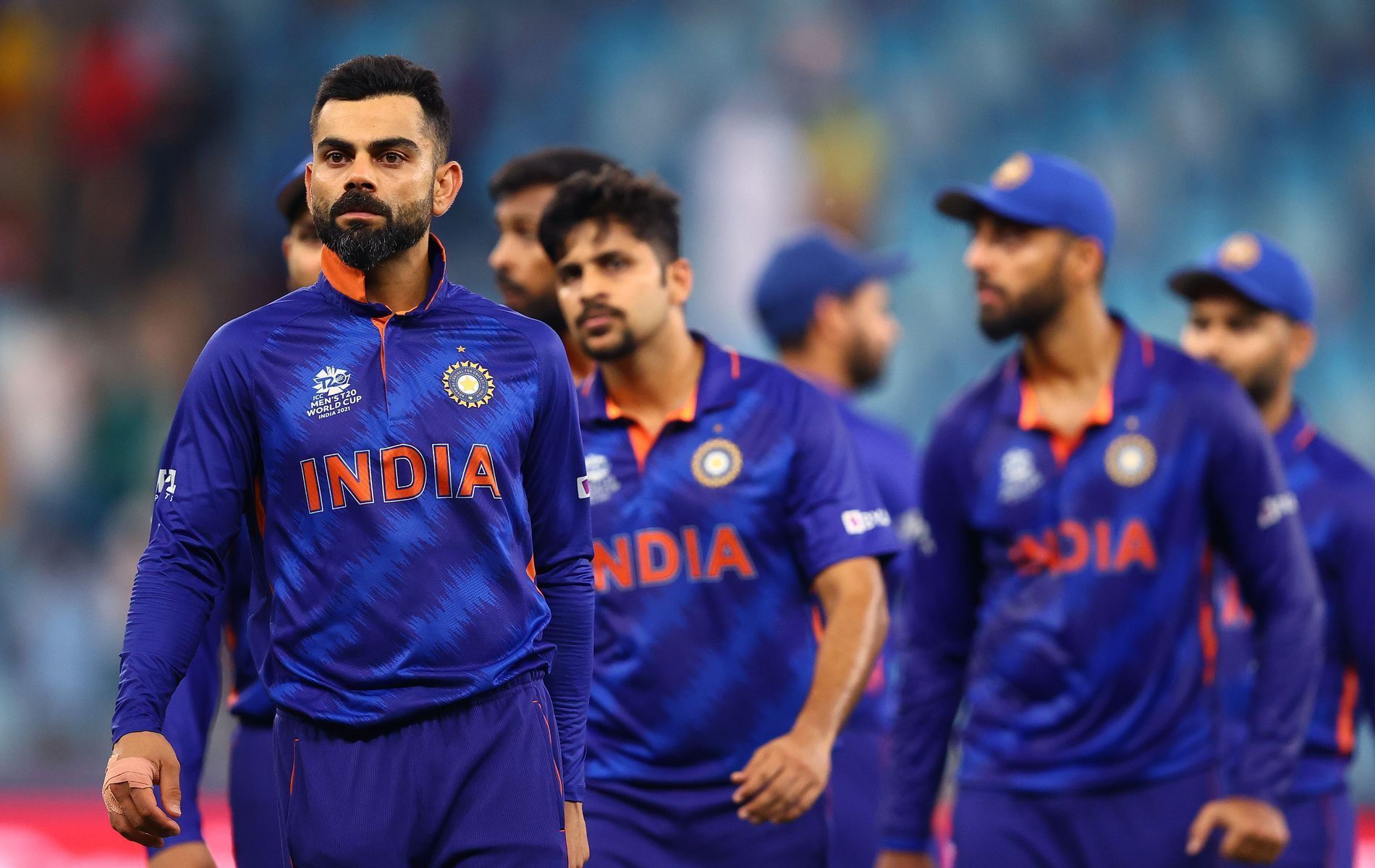 India slumped to their second consecutive defeat in the T20 World Cup against New Zealand.