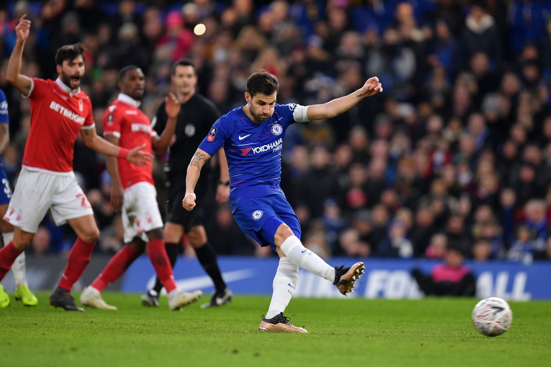 Cesc Fabregas v Nottingham Forest - FA Cup Third Round