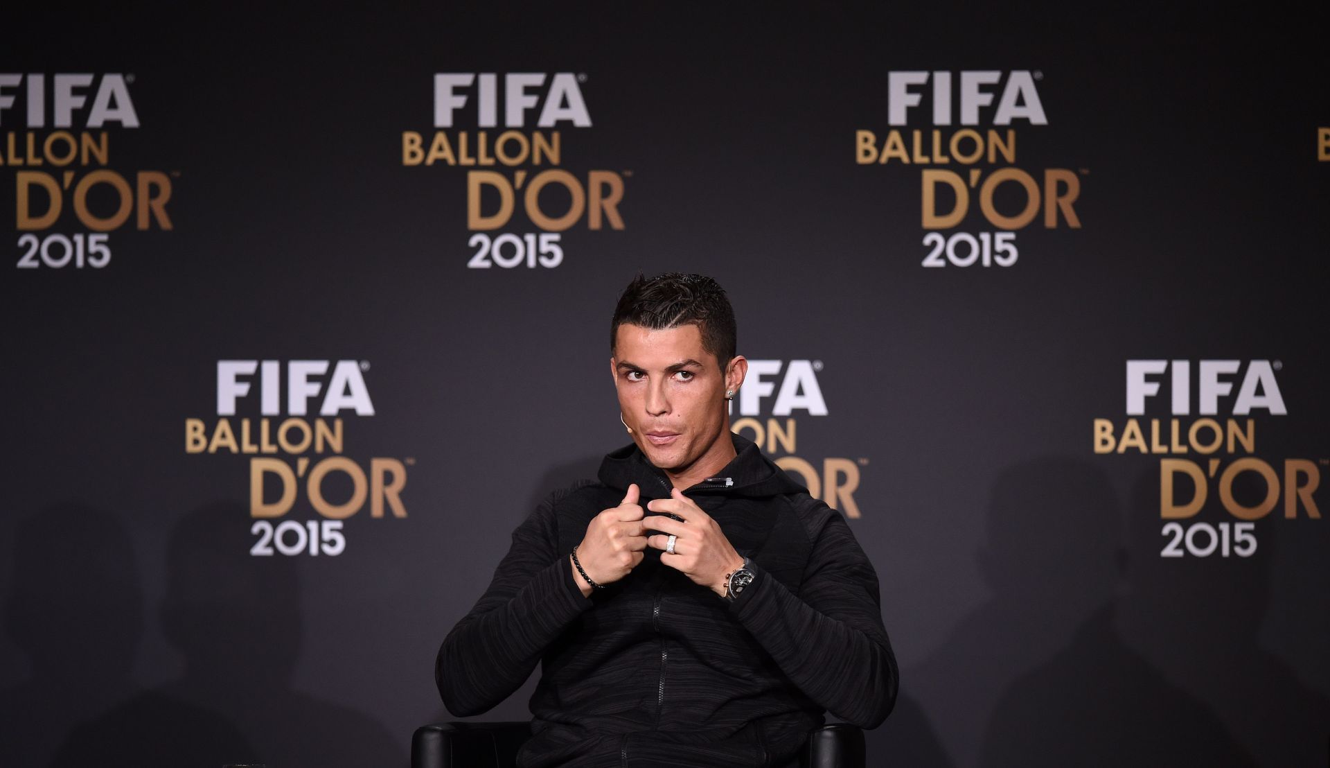 Cristiano Ronaldo narrowly missed out on a hat-trick of Ballon d&#039;Or awards in 2015.