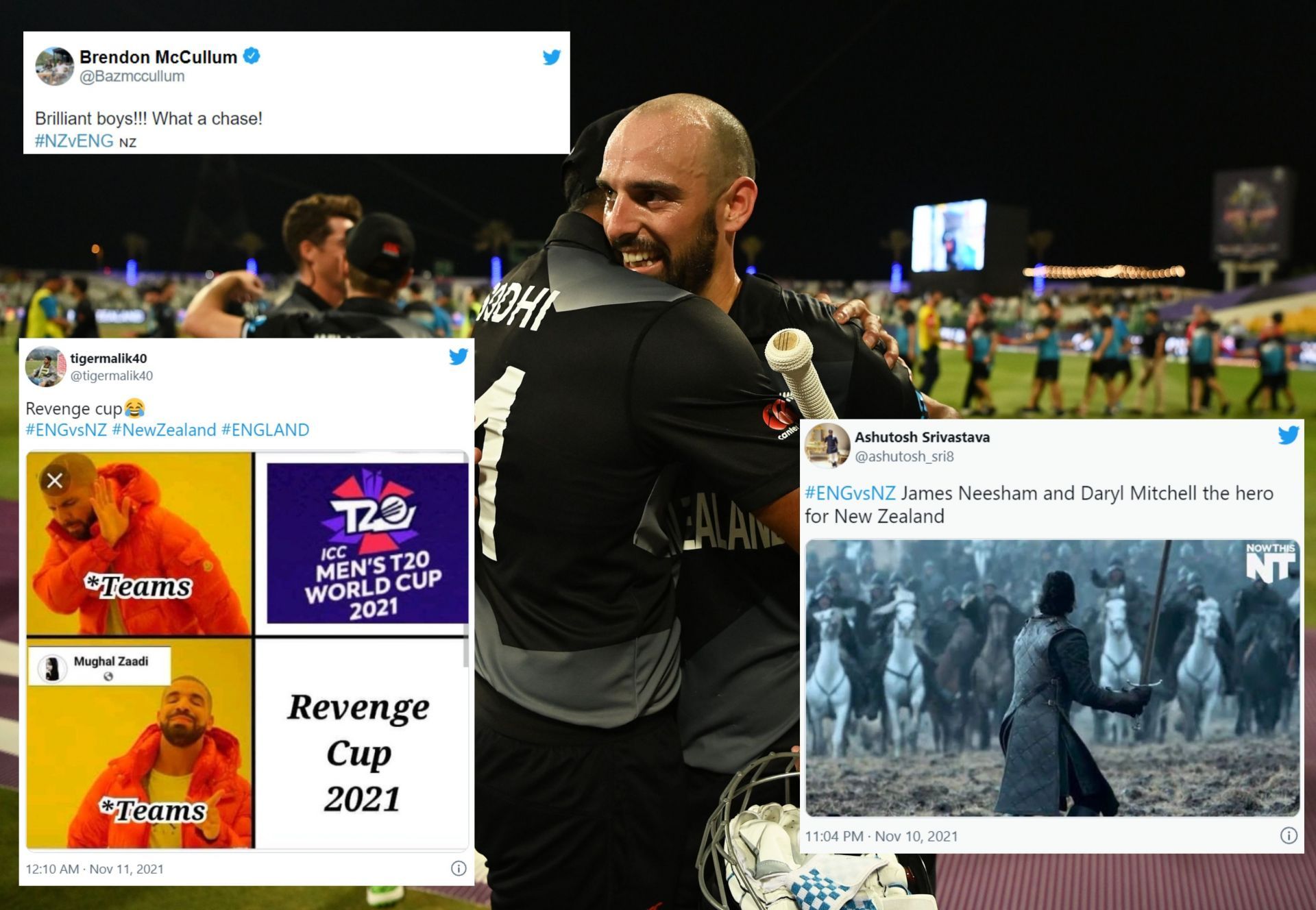 Twitterati reacts after New Zealand enter the finals by beating England in a closely fought semi-final contest
