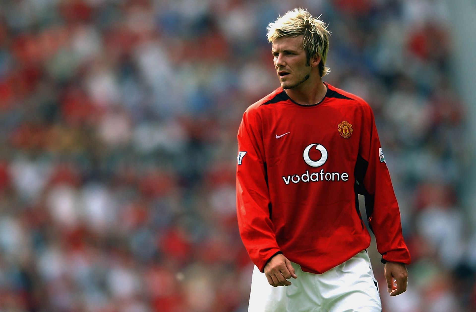 David Beckham was one of the first superstar footballers of the Premier League era