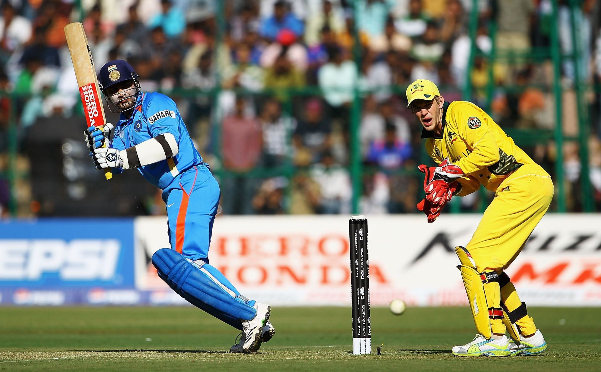 Virender Sehwag played a huge role in India's success during the 2011 Cricket World Cup