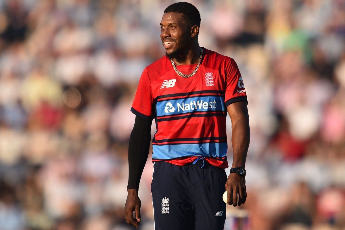 England pacer Chris Jordan (Image Credits: Twitter)