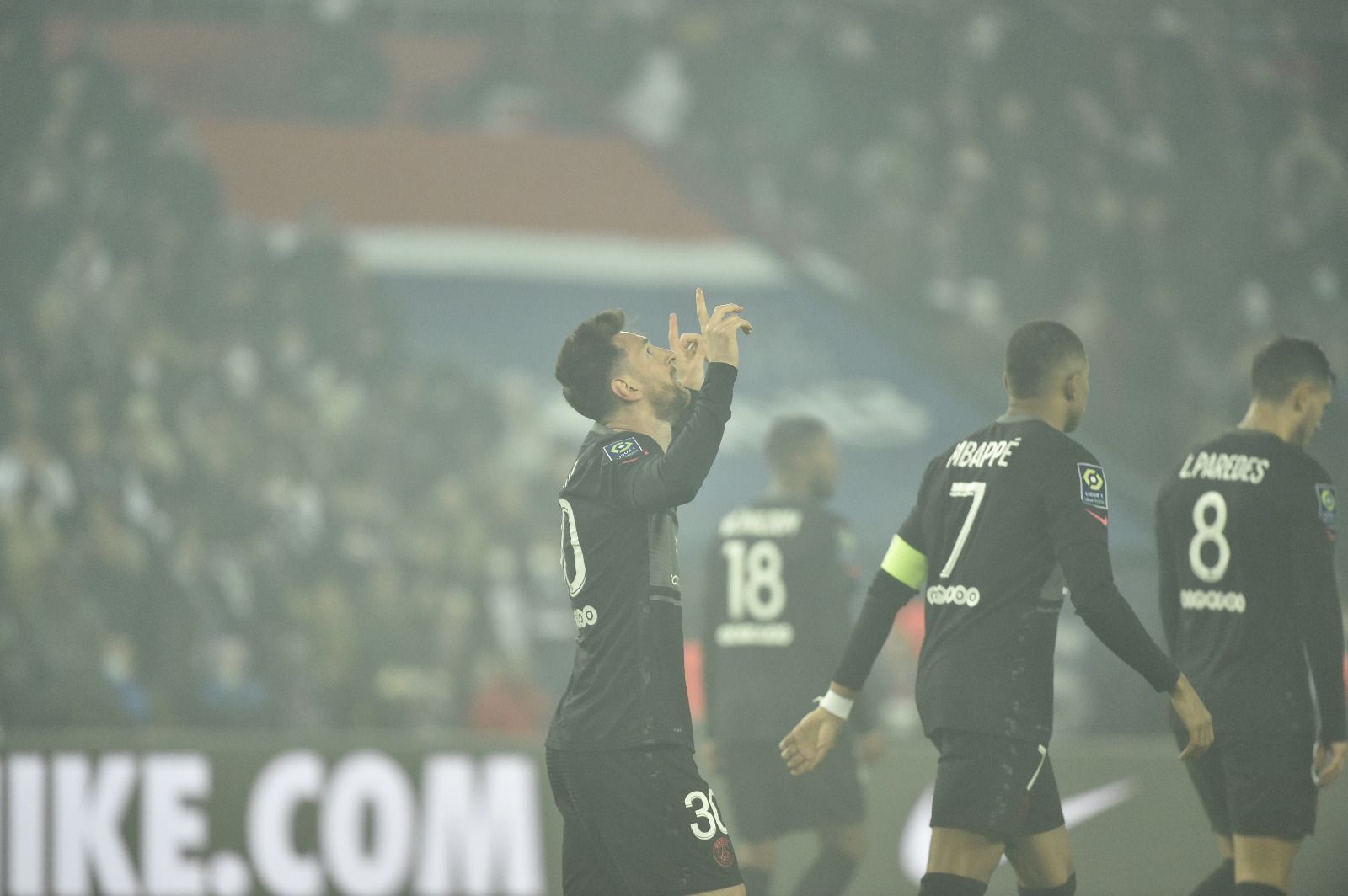 Lionel Messi scored in PSG&#039;s 3-1 win over Nantes.