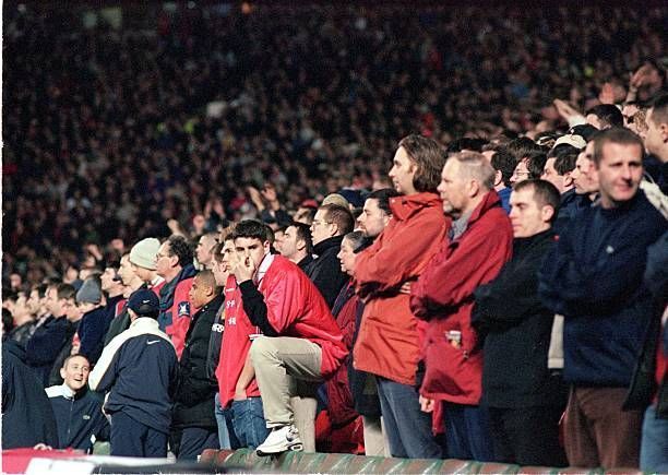 Dejected fans at Old Trafford