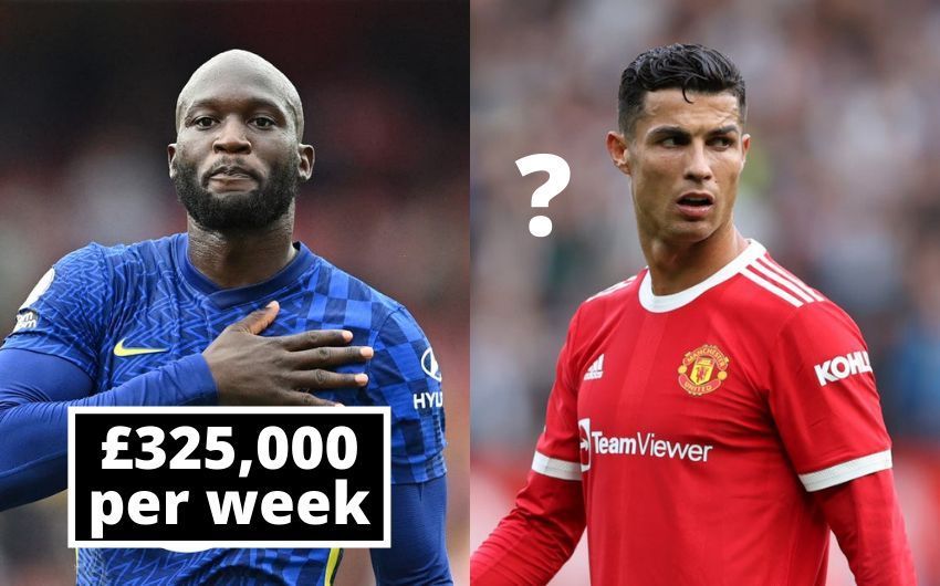 Chelsea&#039;s Romelu Lukaku and Manchester United&#039;s Cristiano Ronaldo