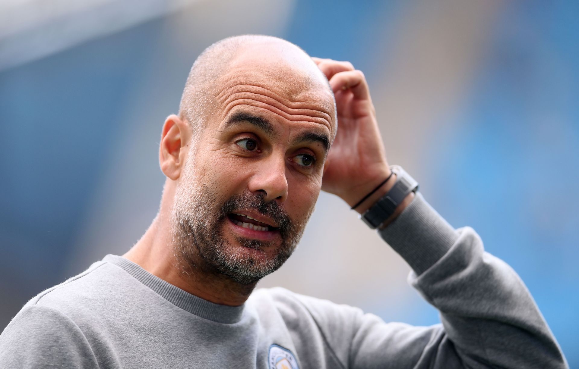 The Manchester City manager is showing no signs of slowing down