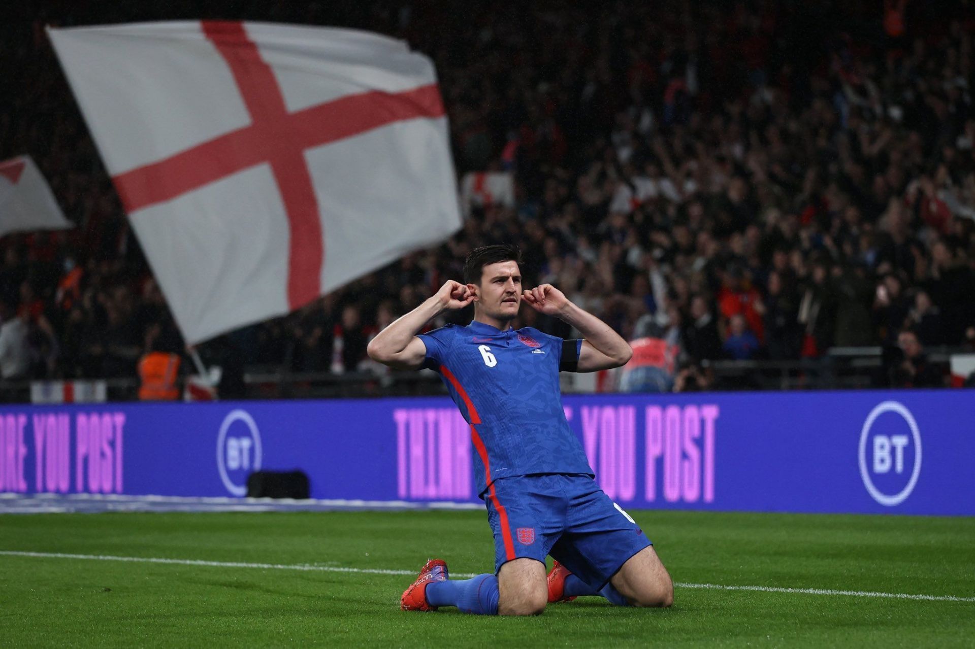 Harry Maguire&#039;s celebration against Albania generated controversy