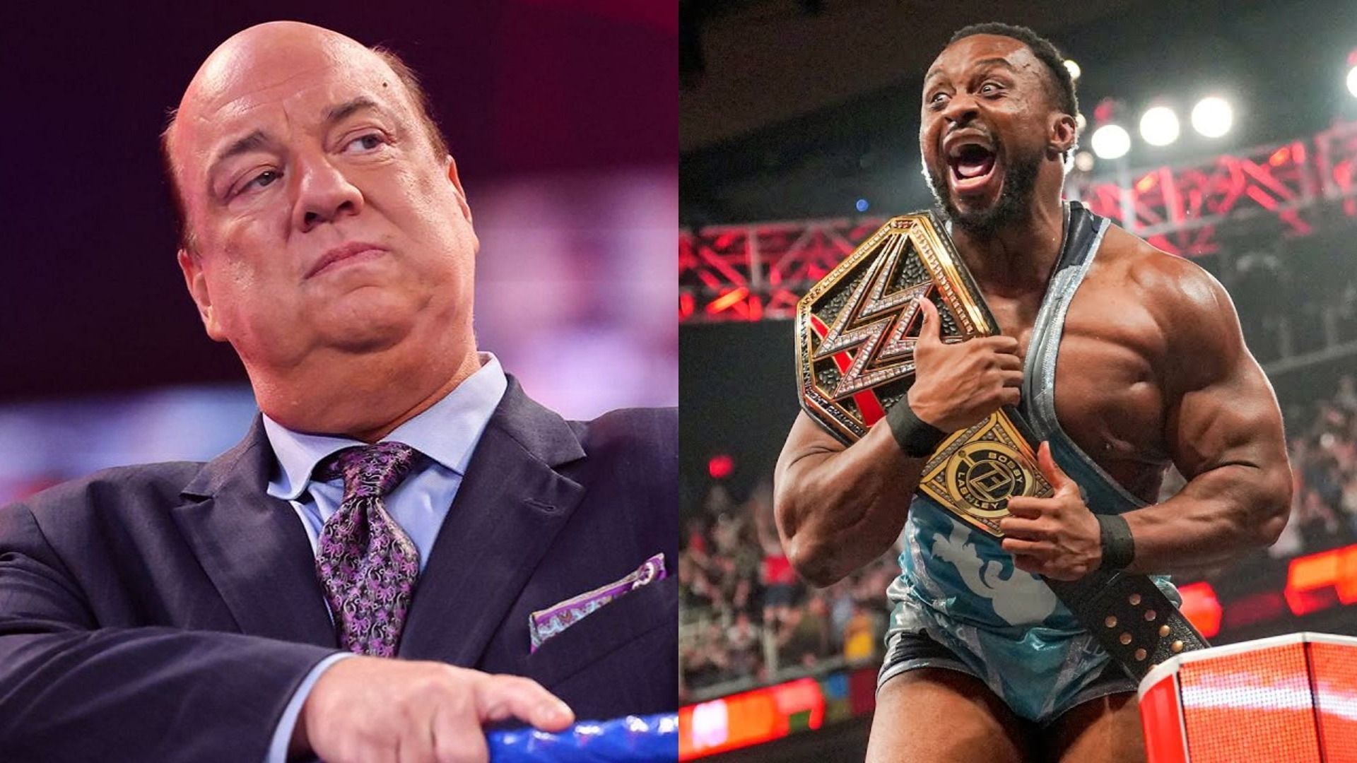 Paul Heyman (left); Big E (right)