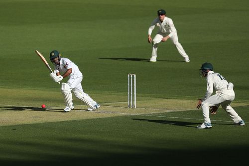 Asad Shafiq in action in Australia A v Pakistan - Tour Match