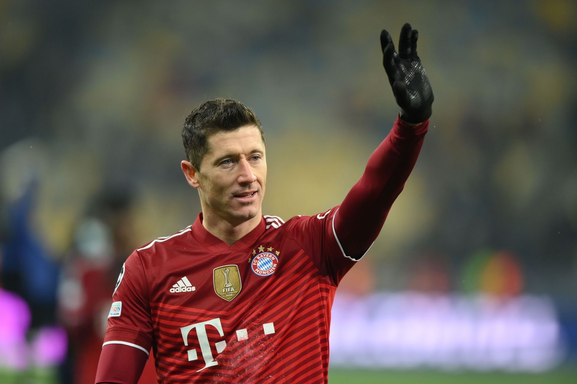 Robert Lewandowski was among the goals in Kyiv.