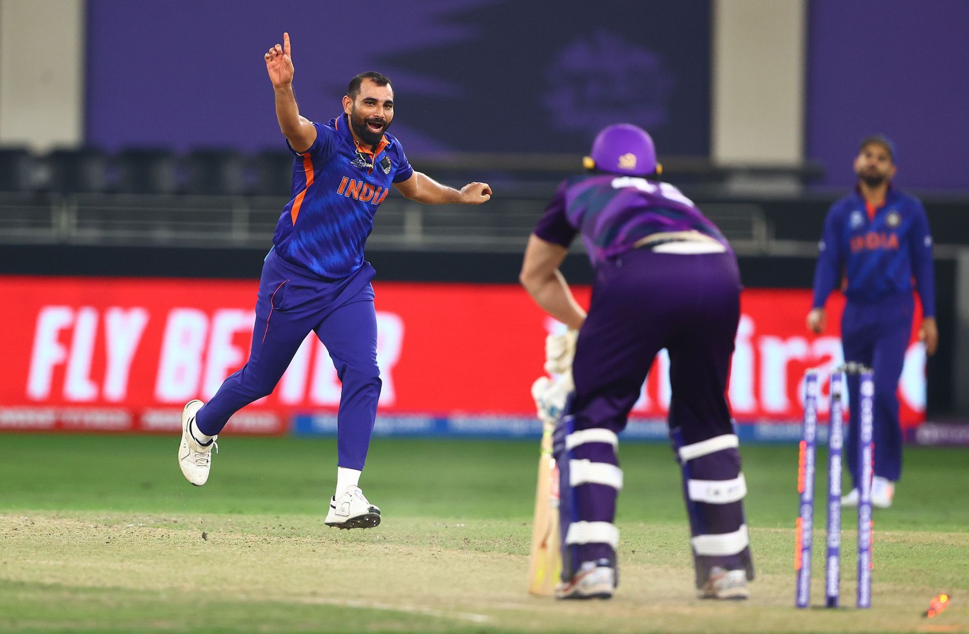 Mohammad Shami celebrates a wicket. Pic: Getty Images