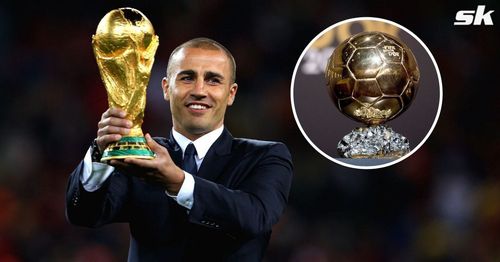 Fabio Cannavaro has named his top three picks for this year's Ballon d'Or award