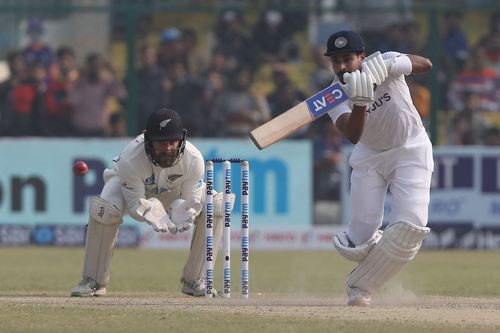 Shreyas Iyer shone again with 65. Pic: BCCI