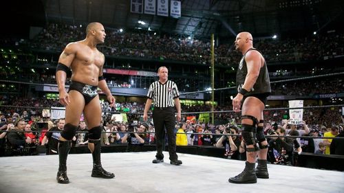 The Rock has had some epic bouts with Stone Cold Steve Austin over the years.