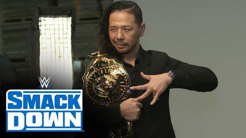 The WWE Intercontinental Champion, Shinsuke Nakamura