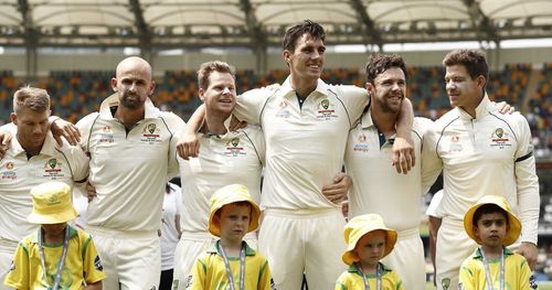 Australia's Test team. (Image Credits: Twitter)