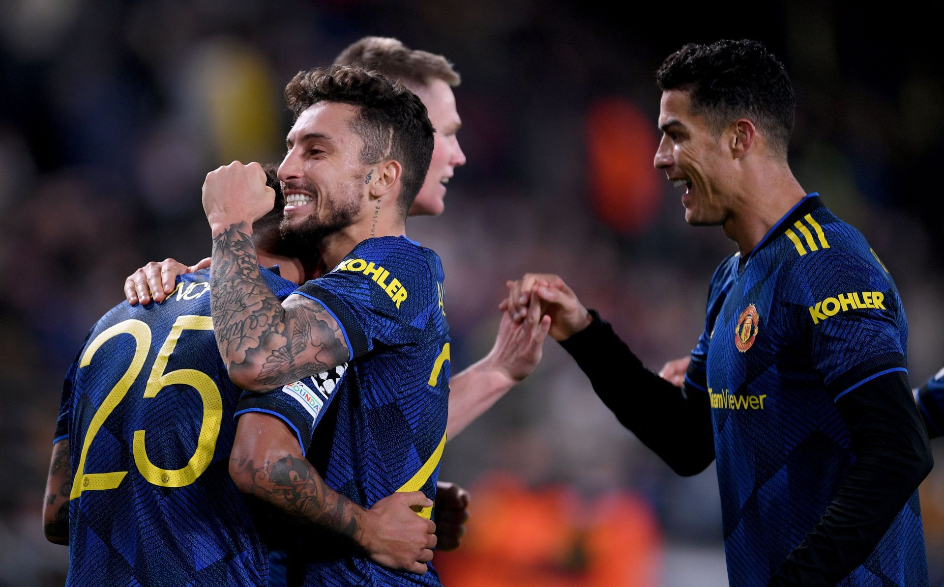 Manchester United picked up a crucial win over Villarreal in their Champions League clash.