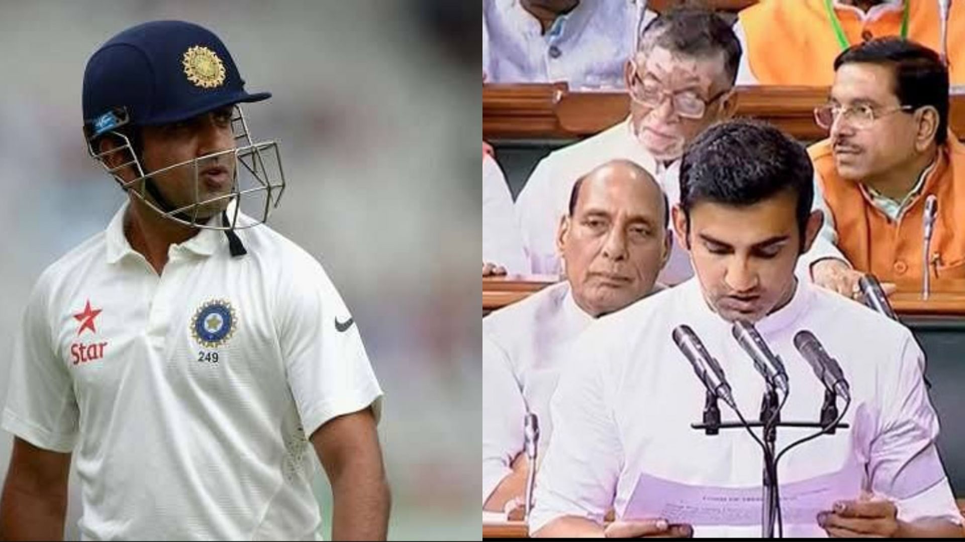 Gautam Gambhir has now retired from international cricket and joined politics