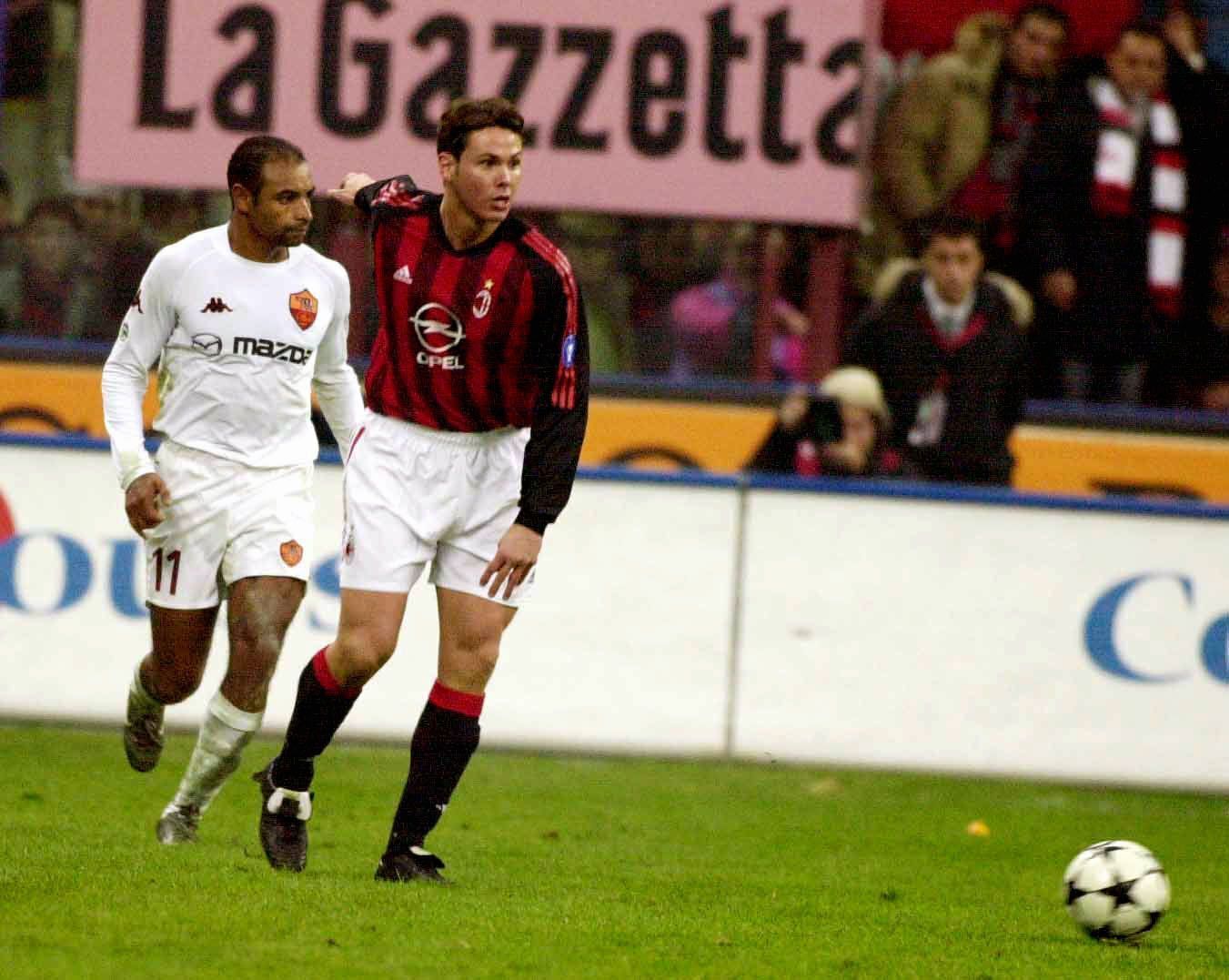 Fernando Redondo of AC Milan in action