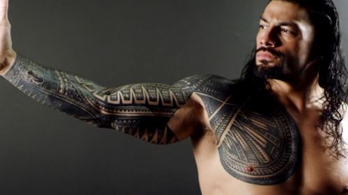 Roman Reigns has a number of tattoos