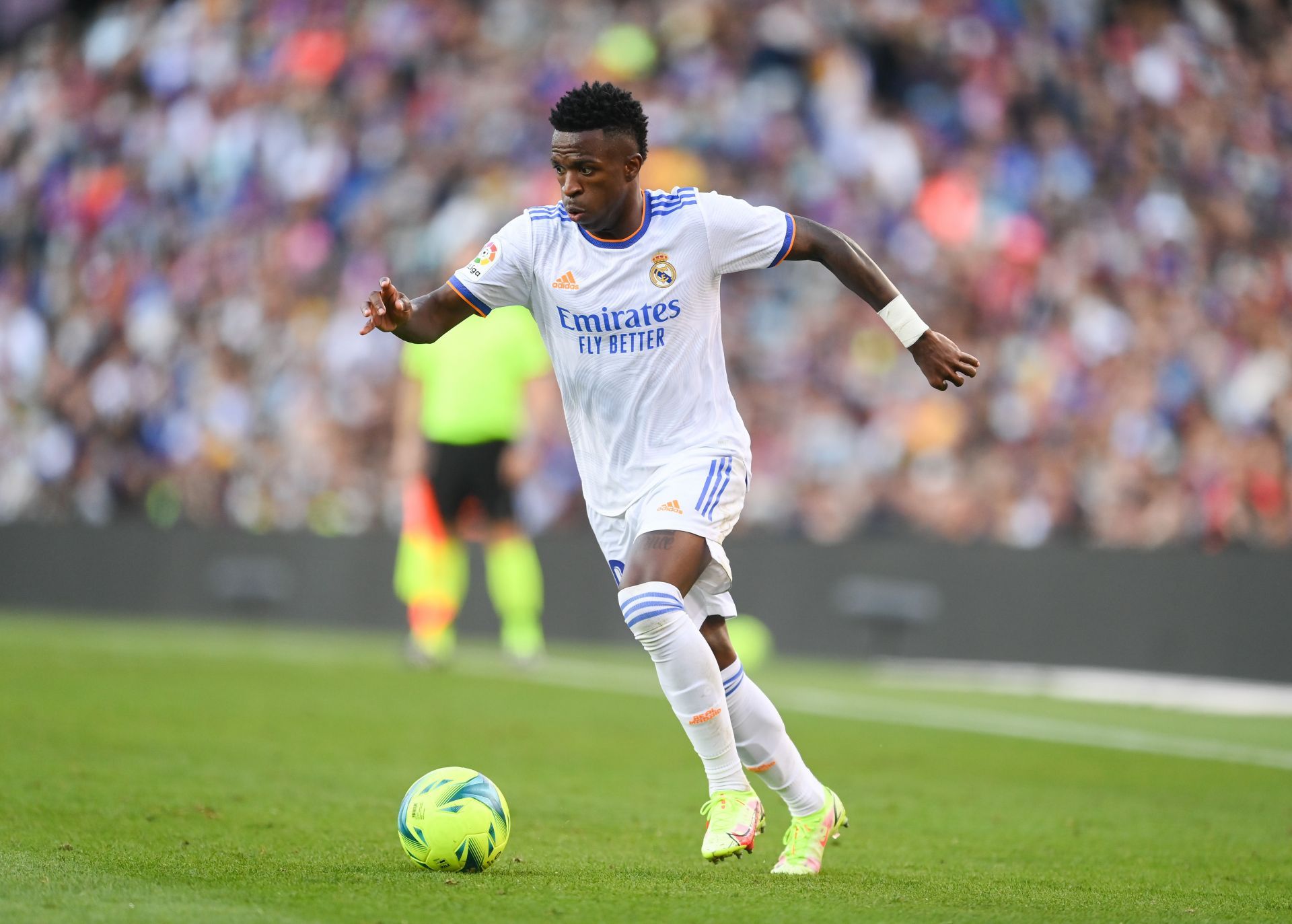 Vinicius in action for Real Madrid