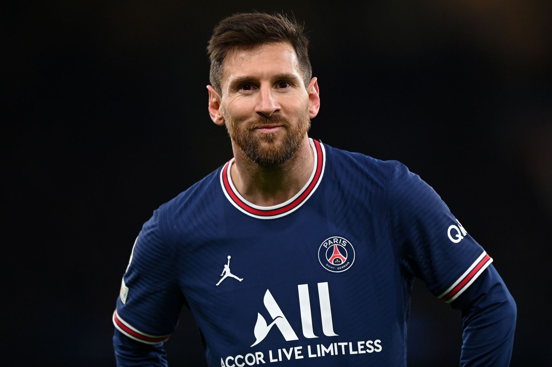 Lionel Messi in action for PSG