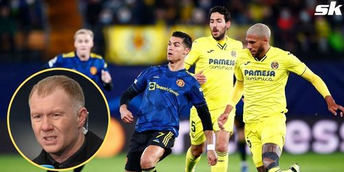 Paul Scholes talks about Manchester United's win over Villarreal in the Champions League.