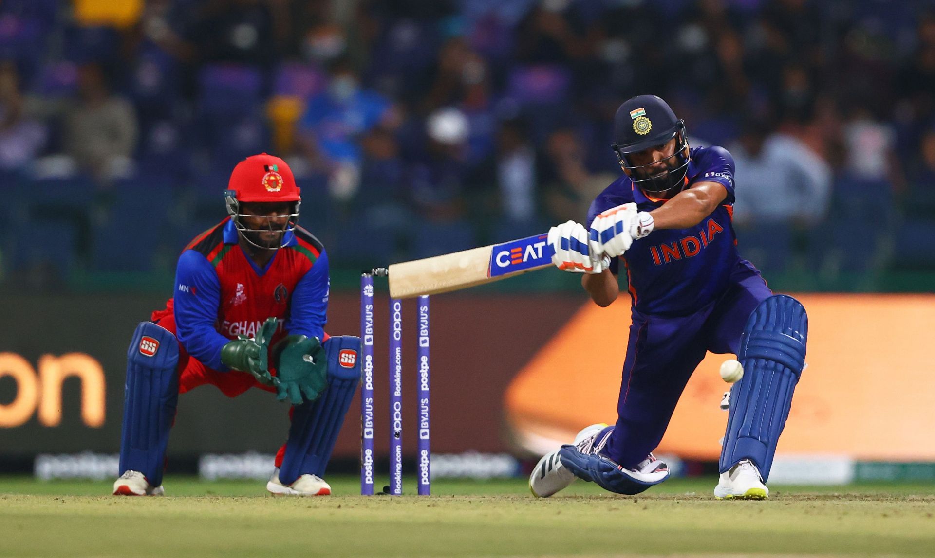 Rohit Sharma was the Player of the Match in the India-Afghanistan World Cup game.