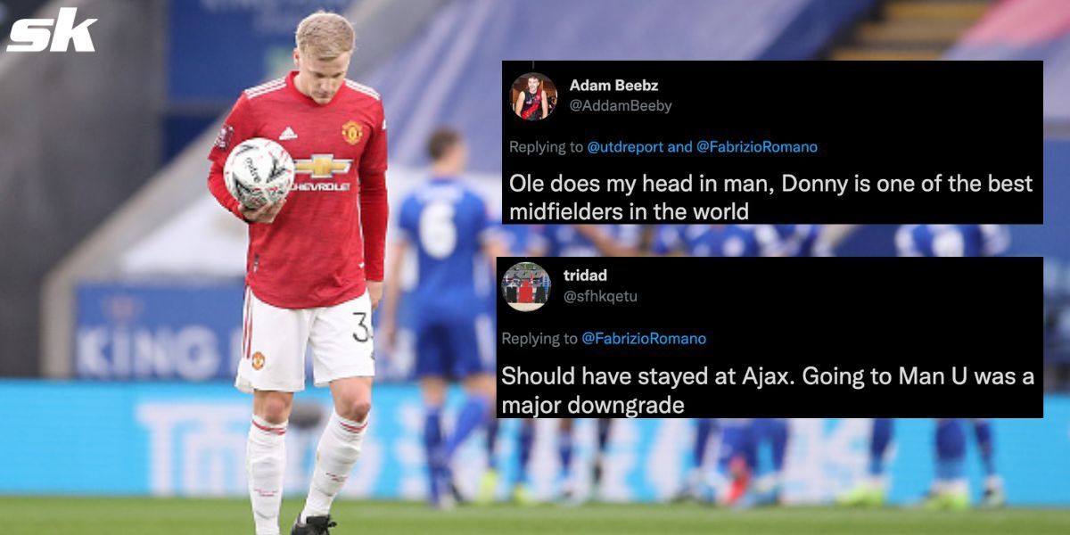 Manchester United fans are furious about Donny van de Beek&#039;s treatment.