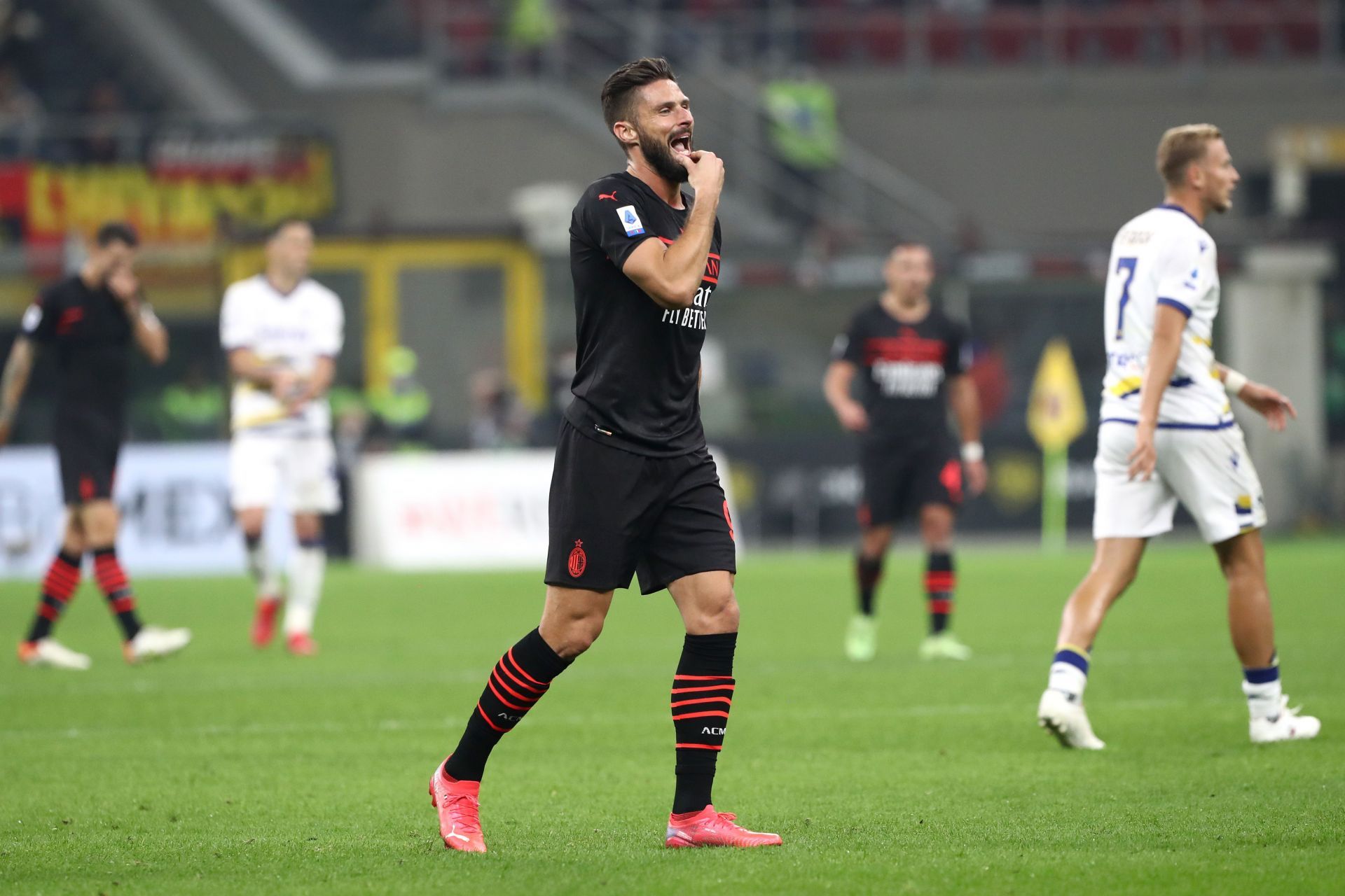 Olivier Giroud has hit the ground running at AC Milan.