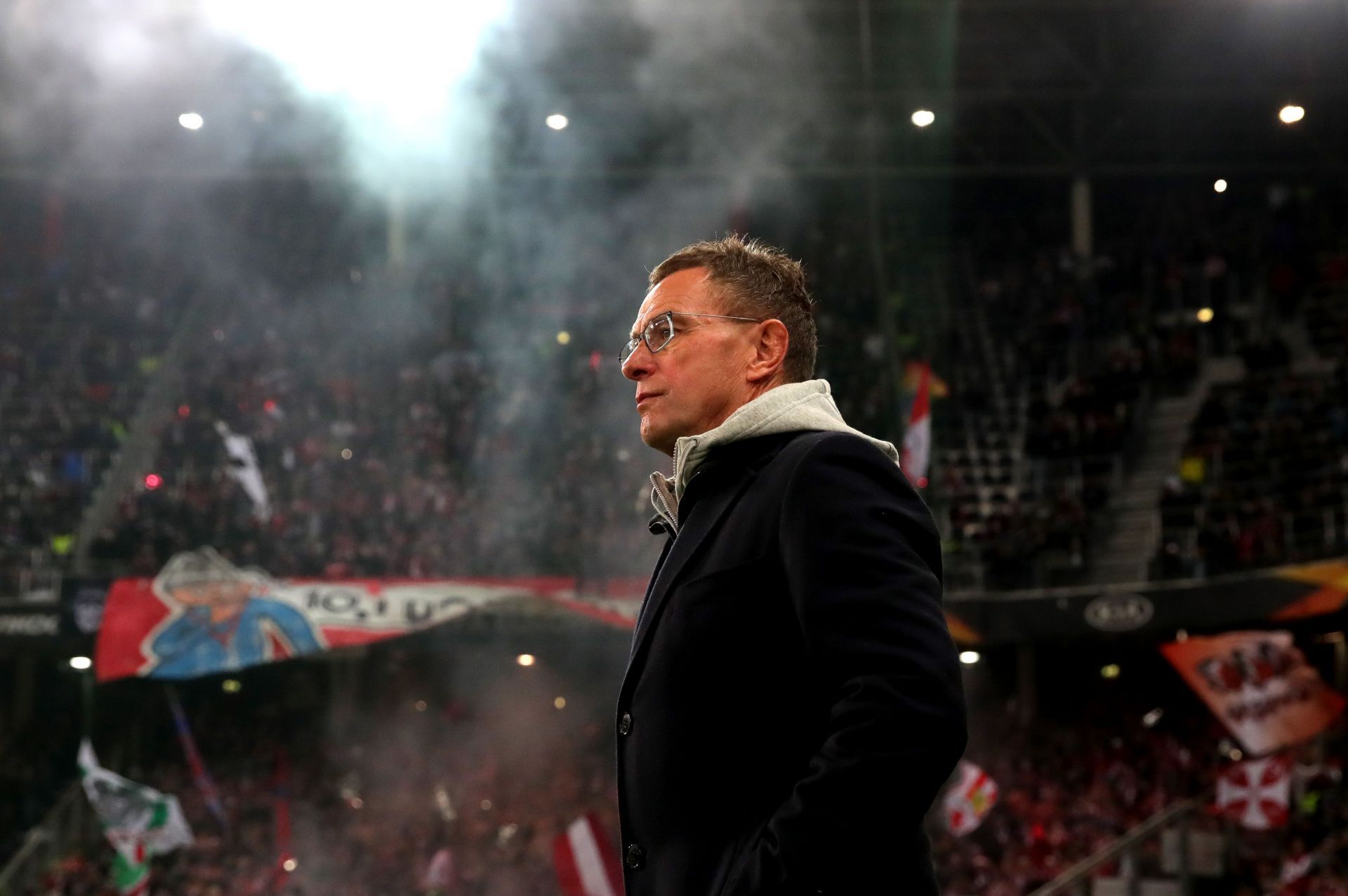 Ralf Rangnick during his managerial period at RB Leipzig