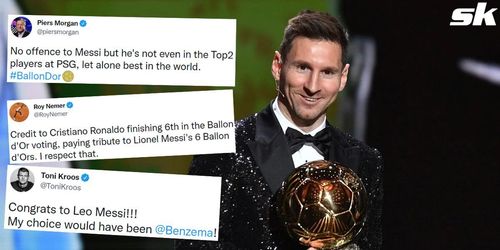 Twitter exploded as Lionel Messi won his 7th Ballon d'Or award