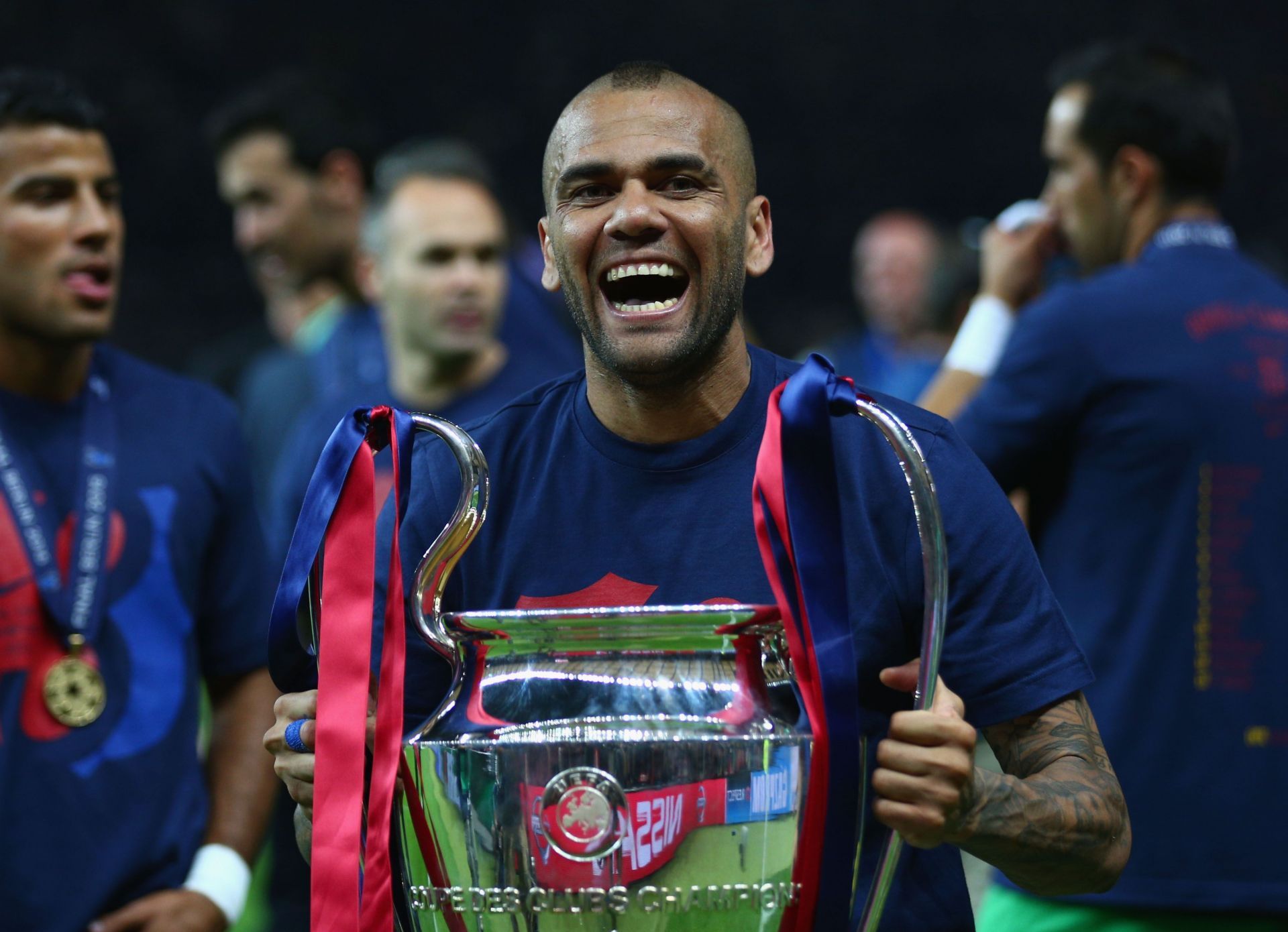 Dani Alves has won nine more trophies than Cristiano Ronaldo